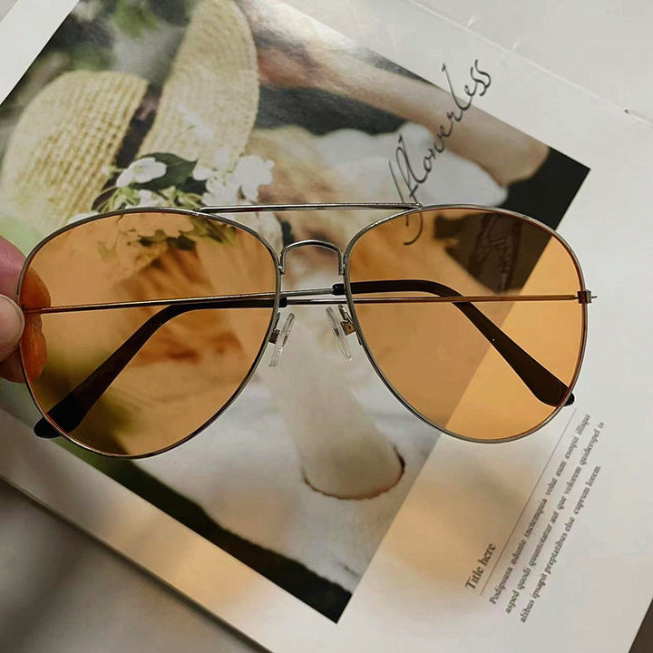 Vintage-inspirierte Pilotenbrille Karnz