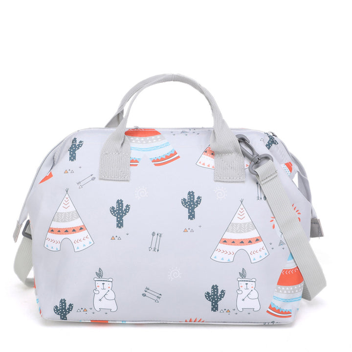 Verspielte gemusterte Reisetasche Karnz