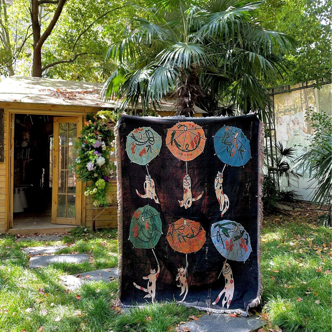 Künstlerisches, zodiacales Wobble-Decke