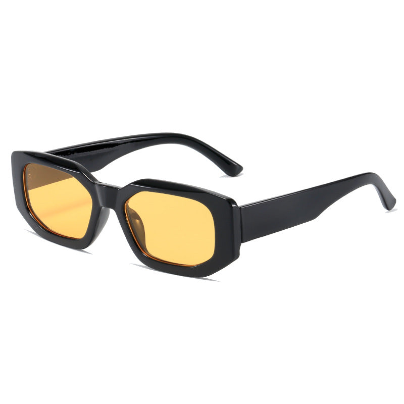 Damen modische quadratische Sonnenbrille mit unverwechselbarem Rahmen Karnz
