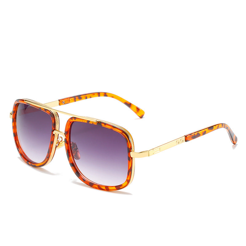 Damen quadratische Sonnenbrille mit luxuriösen Akzenten Karnz