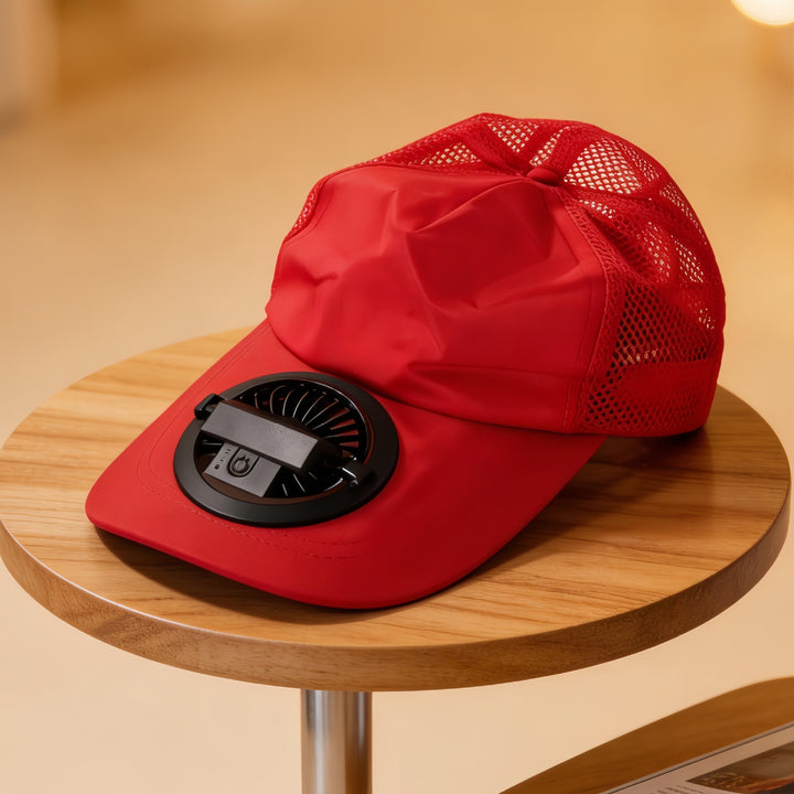 Damen Multifunktionale Kühlmütze mit integriertem Ventilator Karnz