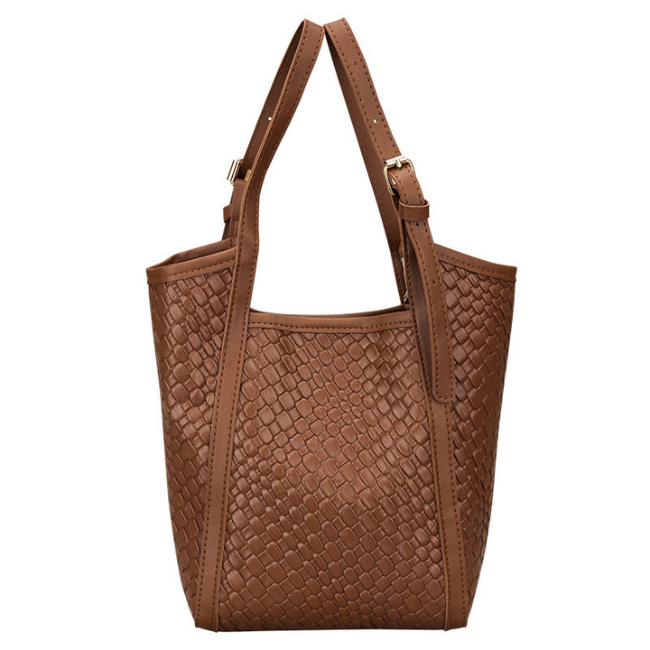Minimalistische Zip-Top Handtasche Karnz