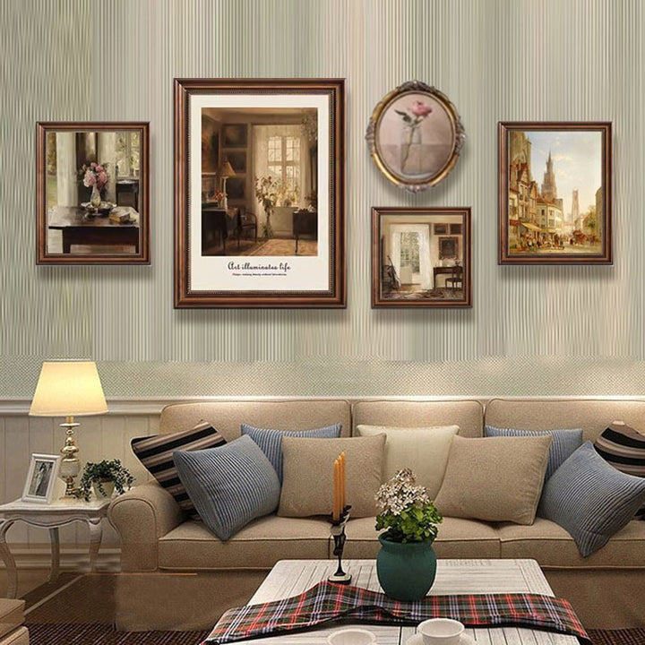 Dekorative Vintage Wandkunst Kollektion
