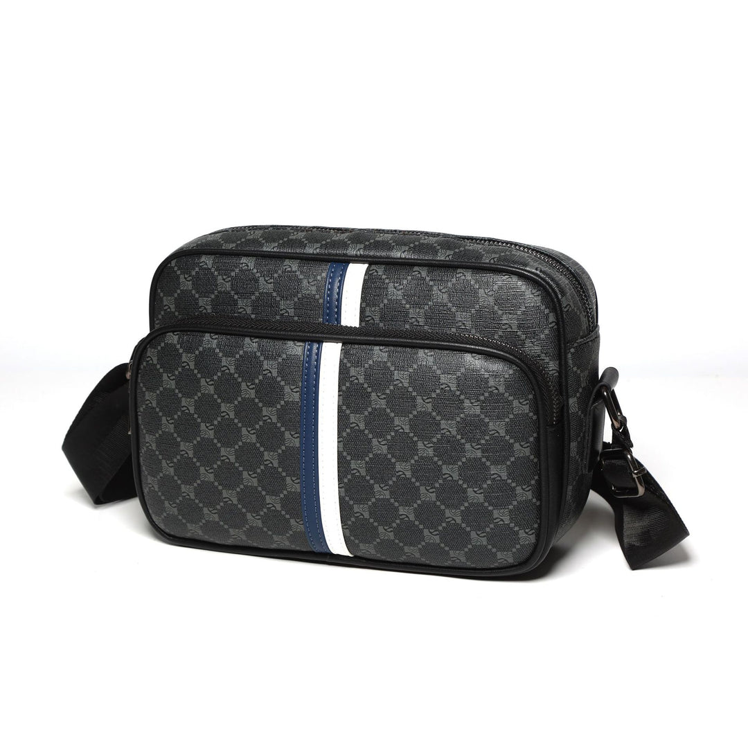 Lässige Leder Schultertasche