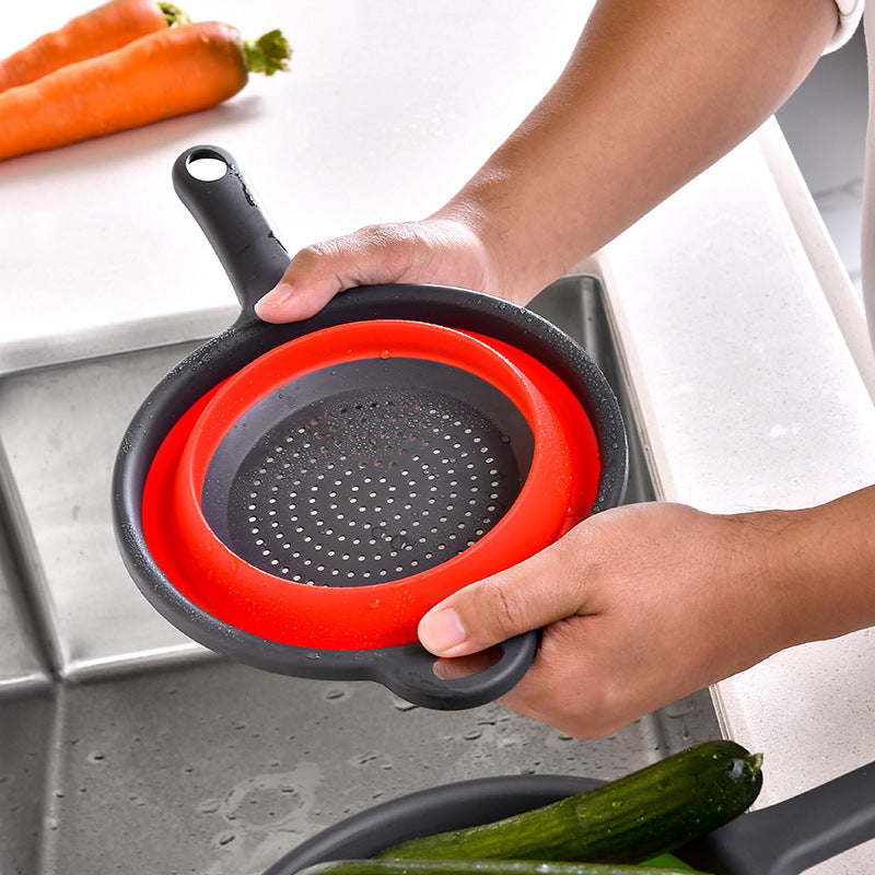 Faltbarer Silikon-Sieb mit Ergonomischem Griff Karnz