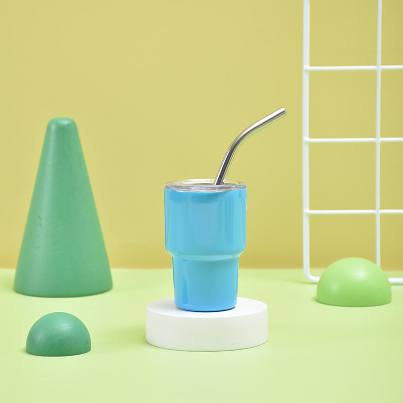 Unisex Isolierter Trinkbecher mit Edelstahlstrohhalm Karnz