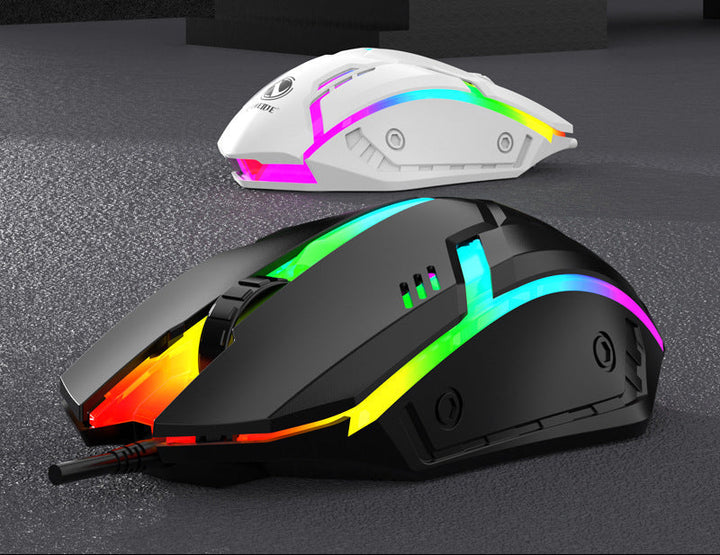 Hochleistungs-Gaming-Maus mit anpassbarer RGB-Beleuchtung Karnz