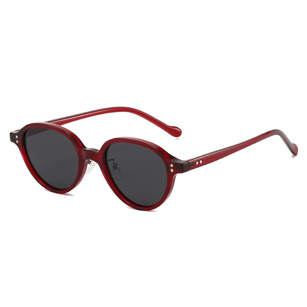 Damen Vintage-Inspirierte Sonnenbrille mit stilvollem ovalen Rahmen Karnz
