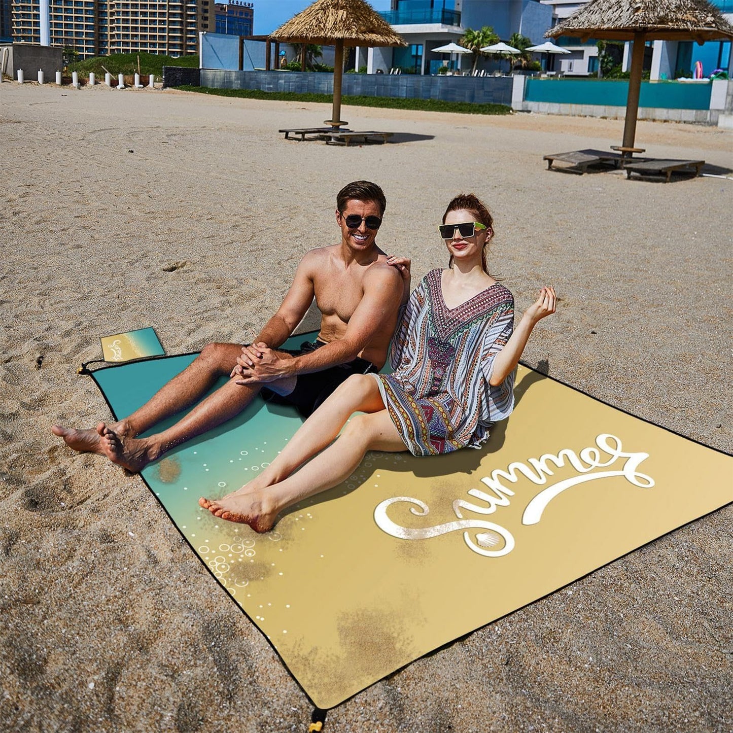 Damen multifunktionale Stranddecke Karnz