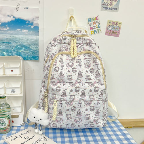 Verspielter Charakterdruck Rucksack
