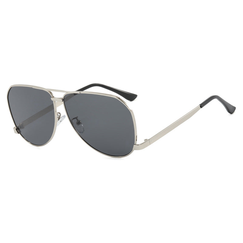 Damen Flugzeug-Sonnenbrille mit modernem Metallrahmen und polarisierten Gläsern Karnz
