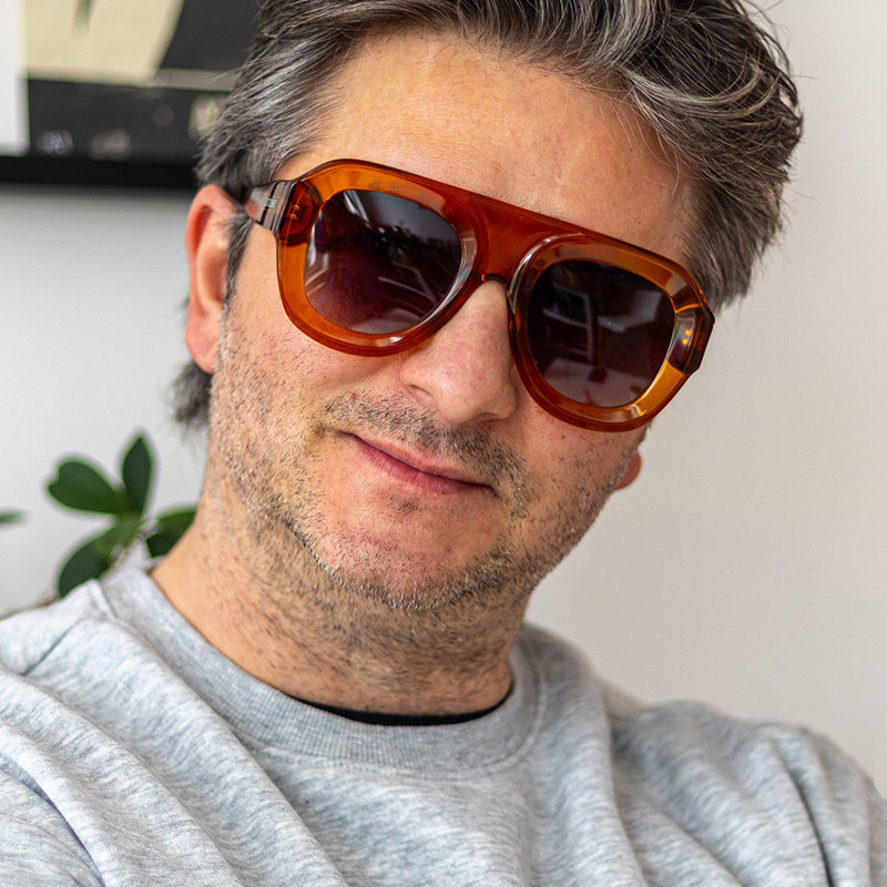 Damen oversized Sonnenbrille mit modernem Design und UV-Schutz Karnz