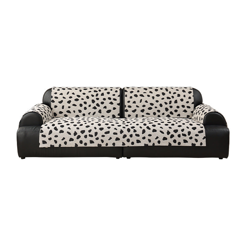 Sofa-Schutzbezug-Set mit rutschfester Unterseite und Dalmatiner-Muster