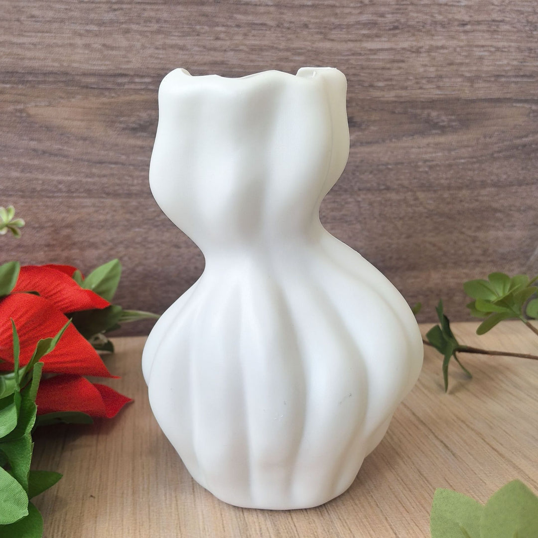 Abstract Textured Decorative Vase Karnz