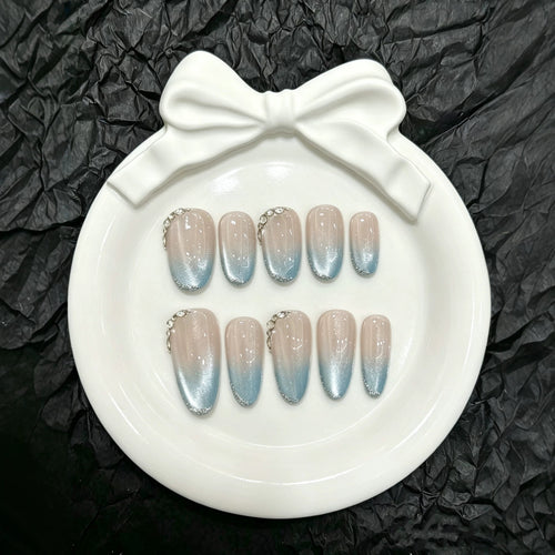 Ombre Glitter Press-On Nägel