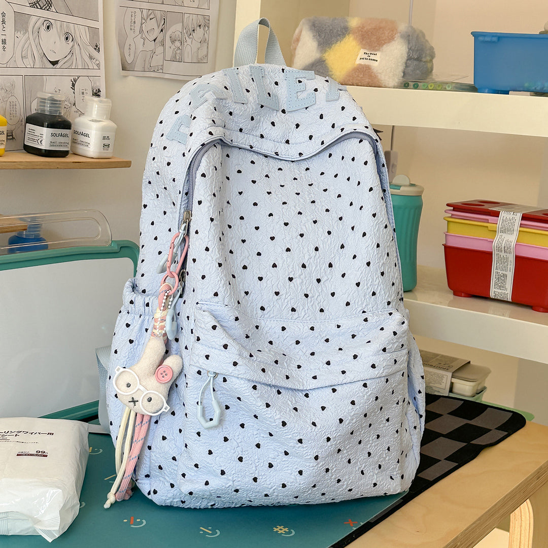 Niedlicher herzförmiger lässiger Rucksack Karnz