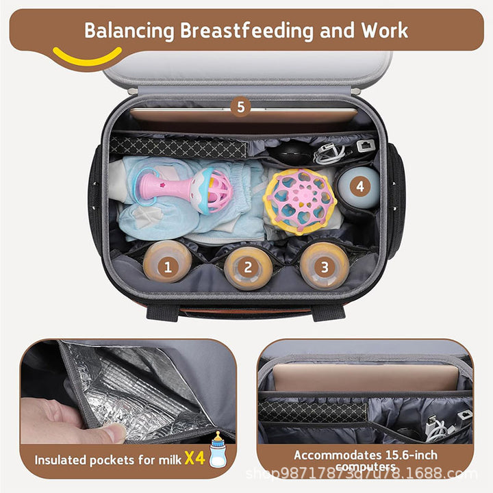 Multifunktionale Stilltasche mit Isoliertem Innenraum Karnz