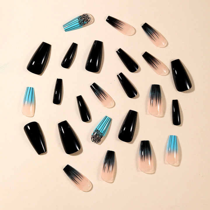 Ombre Gradient Acryl Nagel Kunst Karnz