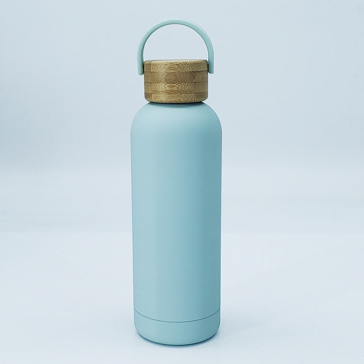 Damen Premium Isolierflasche mit Bambusdeckel Karnz