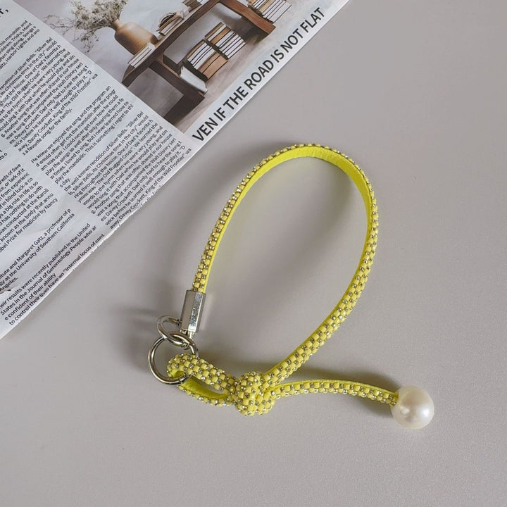 Elegante geknotte Perlenarmband-Band Karnz
