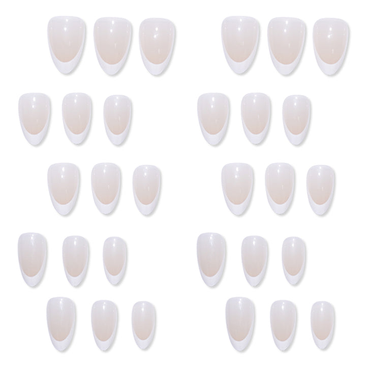 Französische Tip Aufkleber Nagelset