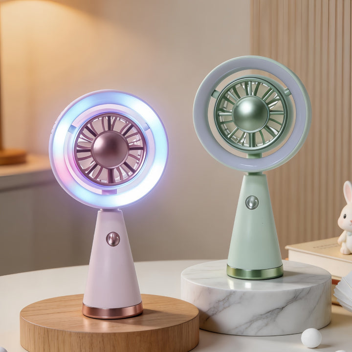 Unisex Tragbarer LED Ventilator im modernen Design Karnz