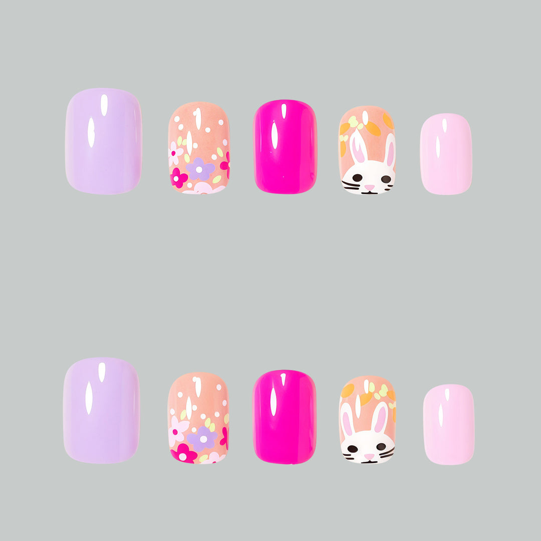 Blumenmuster Nagelkunstdesign Karnz