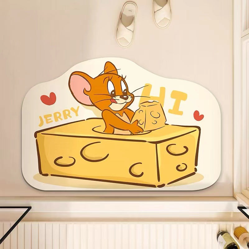 Cartoon Bär-Themen Plüsch Badezimmermatte
