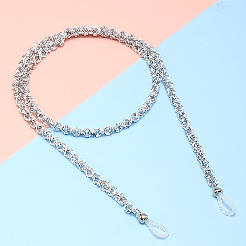 Modische Brillen mit stylischer Kette Karnz