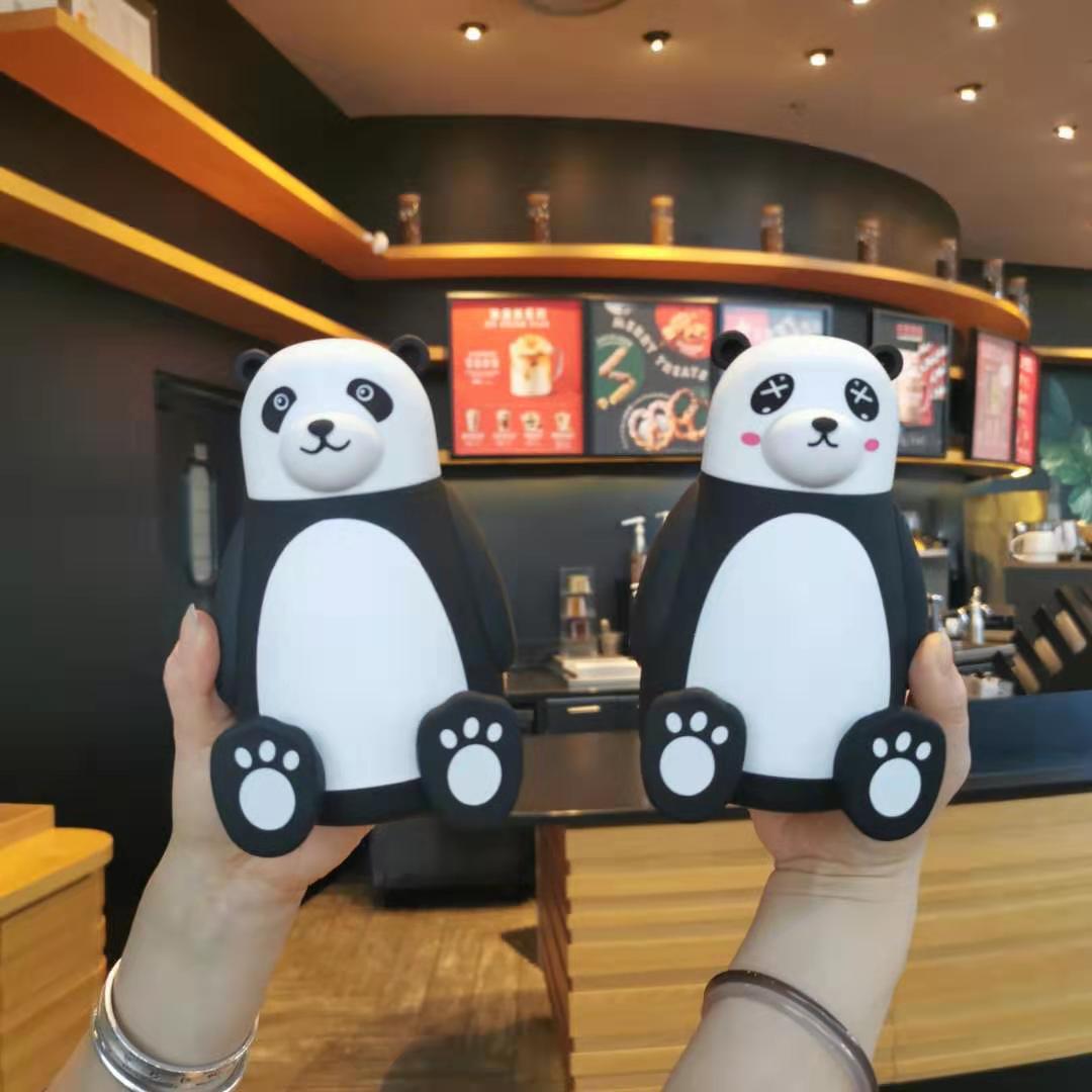 Damen kreative Panda Trinkflasche Karnz