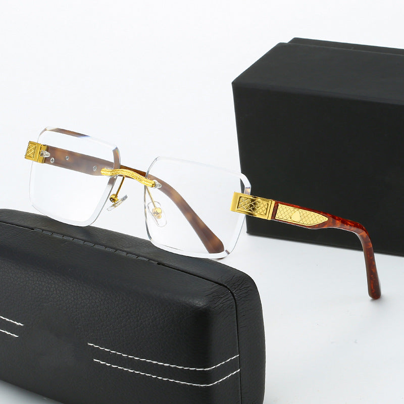Damen elegante Sonnenbrille mit luxuriösem, glitzerndem Rahmen Karnz