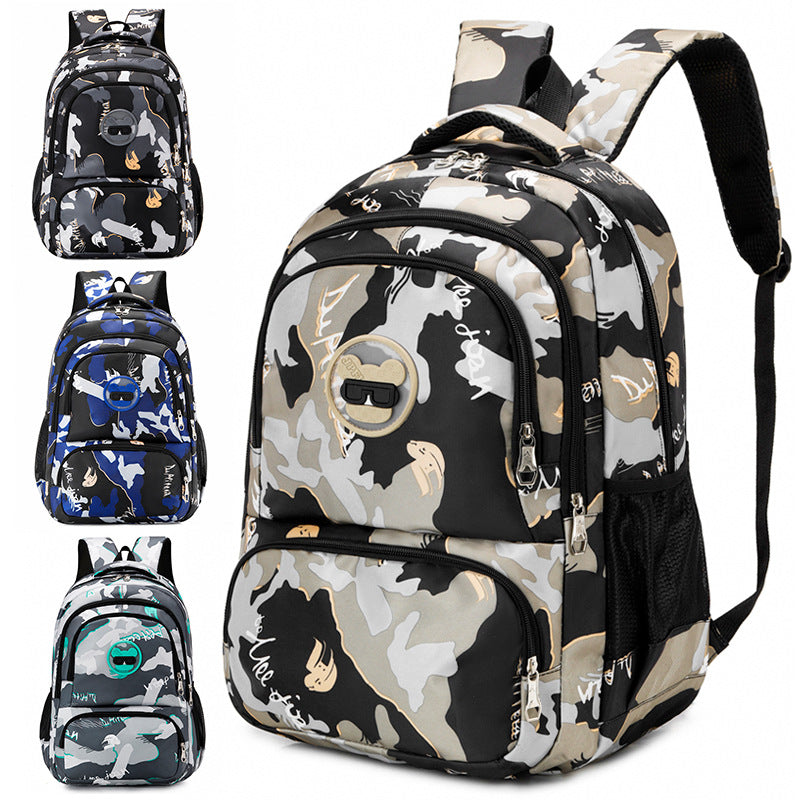 Trendige stilvolle Grafik Rucksack Karnz