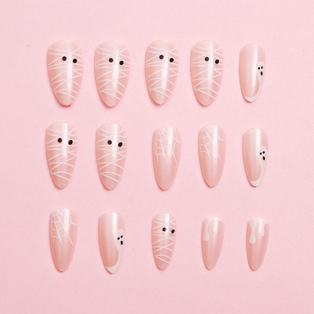 Saisonale thematisierte Press-On Nagelset Karnz