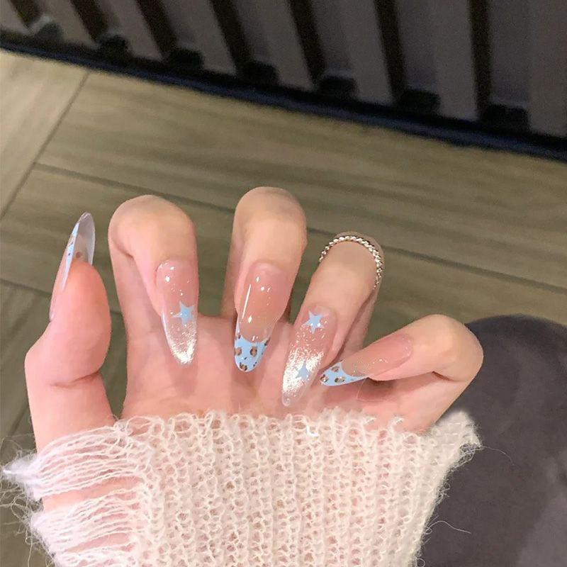 Niedliches Bären-Thema Press-On Nagelset Karnz