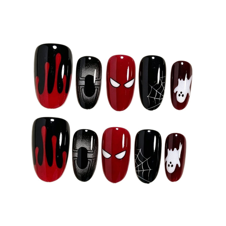 Halloween Themen Press-On Nagelkunst Set Karnz
