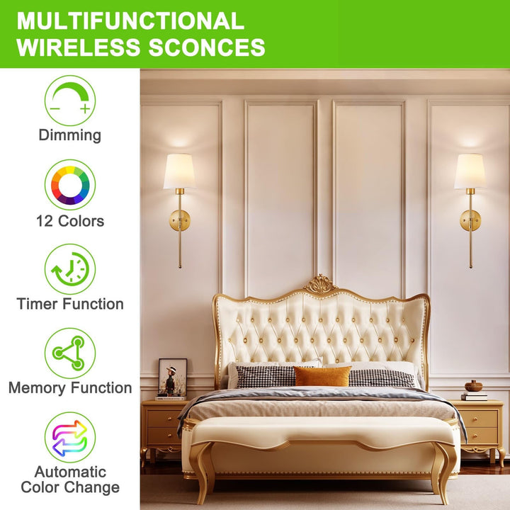 Moderne Bluetooth Fernbedienung Wandleuchte