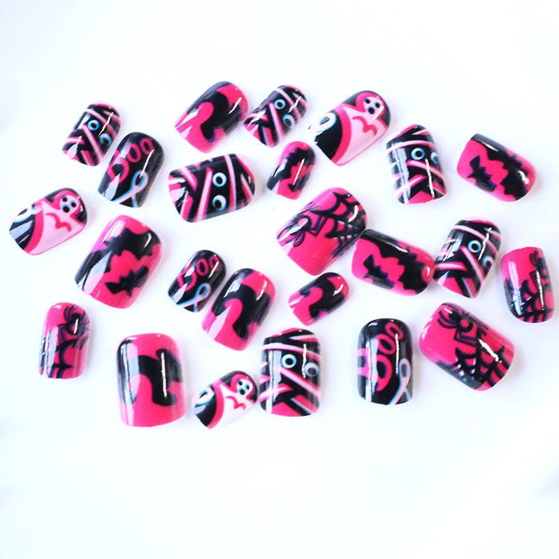 Kreatives Themen-Press-On-Nagelset Karnz
