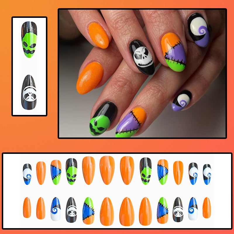 Halloween-Thema Nagelkunst