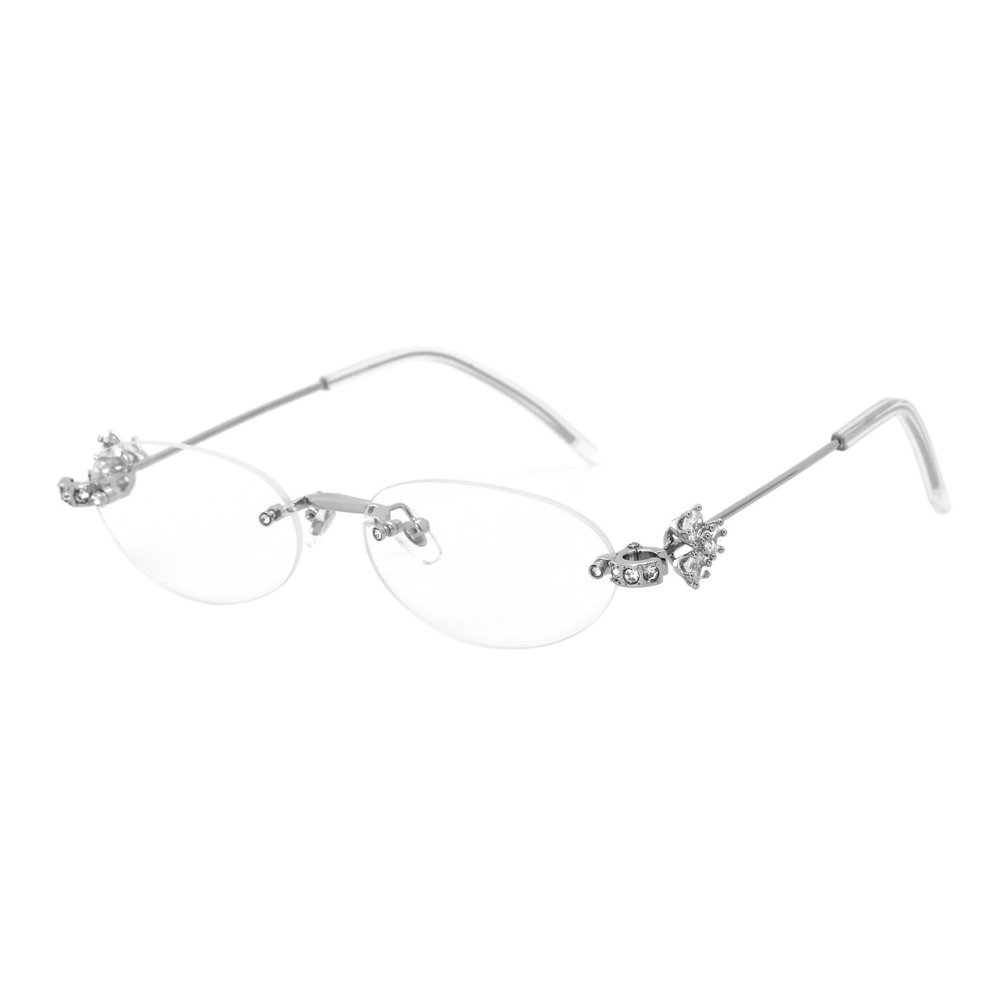 Damen Designer-Sonnenbrille mit luxuriösen Verzierungen Karnz