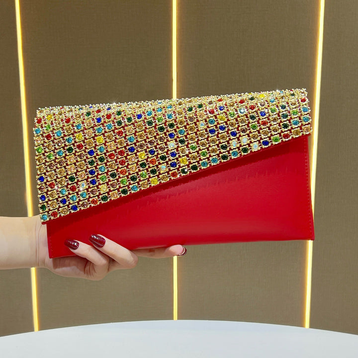 Glamouröse Strass-Clutch
