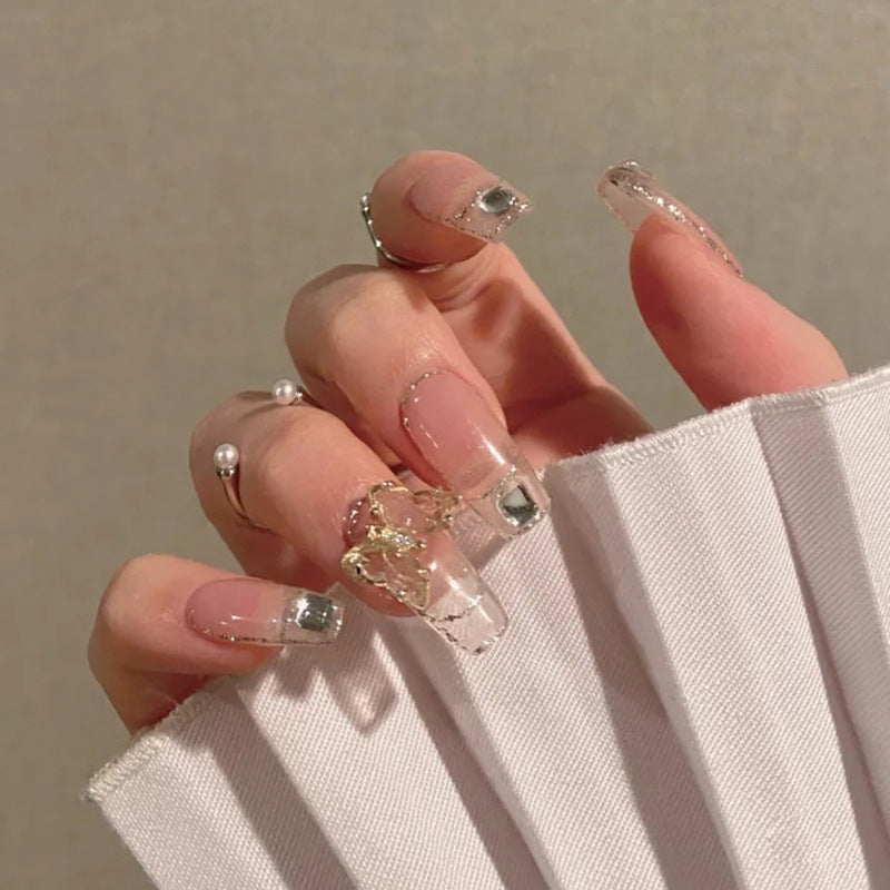 Elegante dekorative Nagelkunst