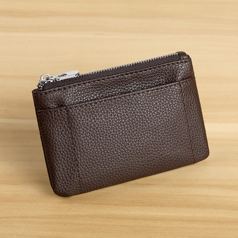 Premium Leder Reißverschluss Tasche