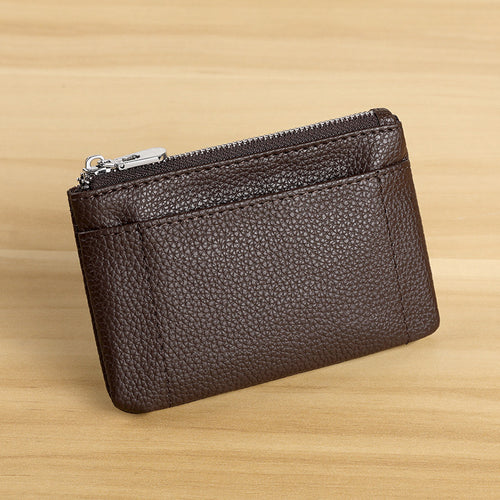 Premium Leder Reißverschluss Tasche