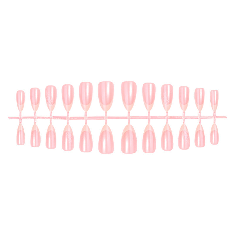 Elegante French Tip Press-On Nails Karnz