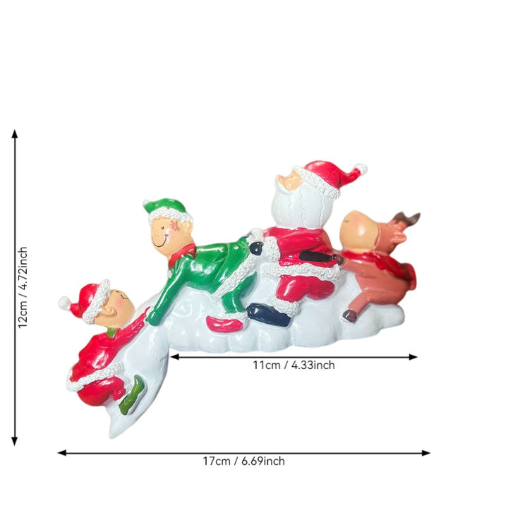 Weihnachtsmann-Dekorationsfigur Karnz