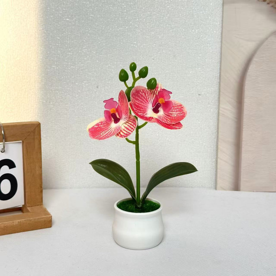 Realistische Künstliche Orchideen Blumenarrangement für Wohnkultur