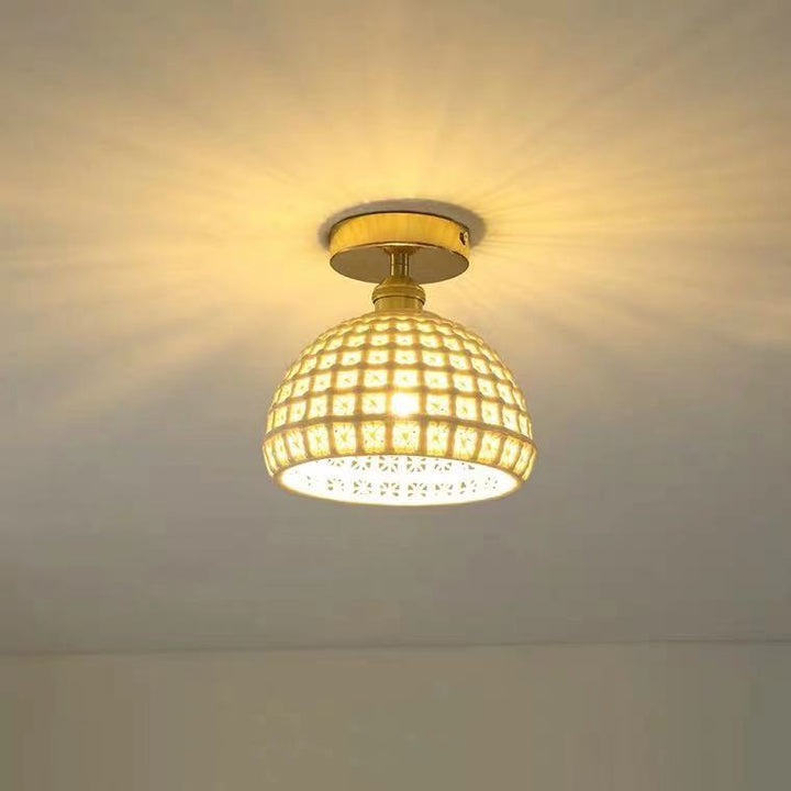 Vintage Glas Flush Mount Licht