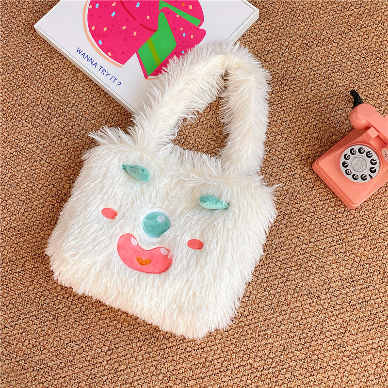 Verspielte Monster Plüschtasche