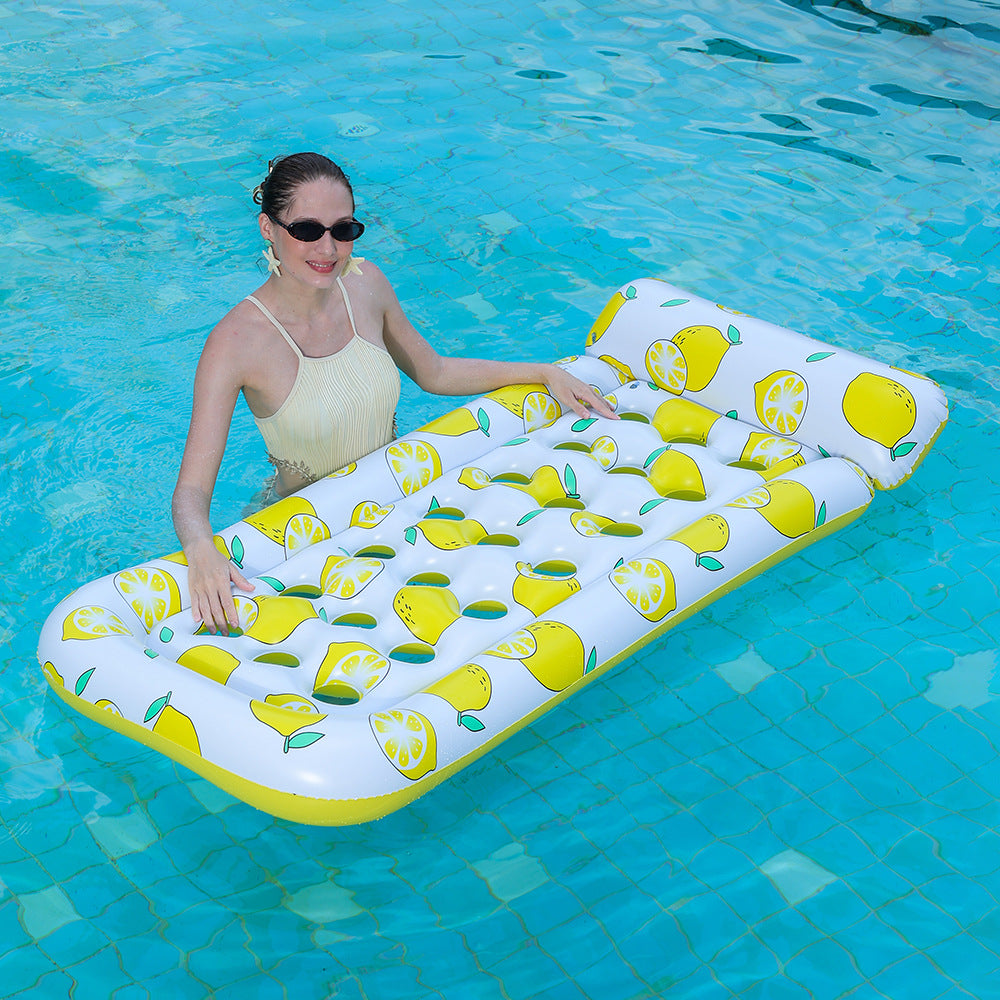 Damen Aufblasbare Wasserliege mit fruchtigem Design Karnz